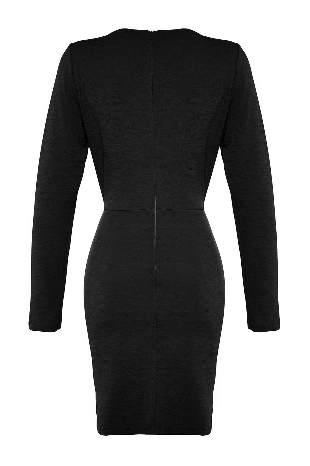 TRENDYOLMILLA Vizon Premium Dokulu Krep Drape Detayl? Mini Orme Elbise TWOAW24EL00137  фото 8