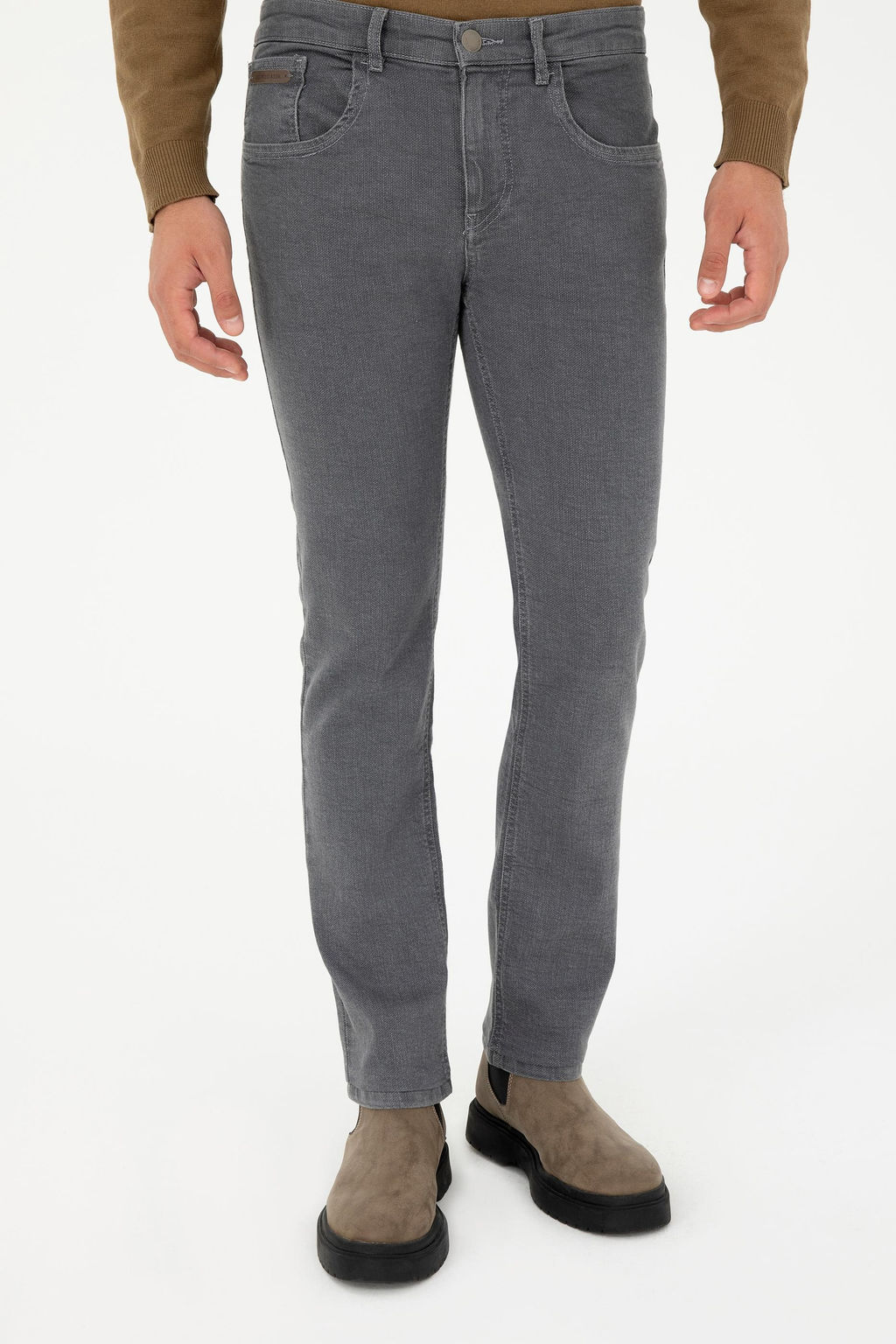 Мужские серые джинсовые брюки Неожиданная скидка в корзине - U.s. polo assn фото 2