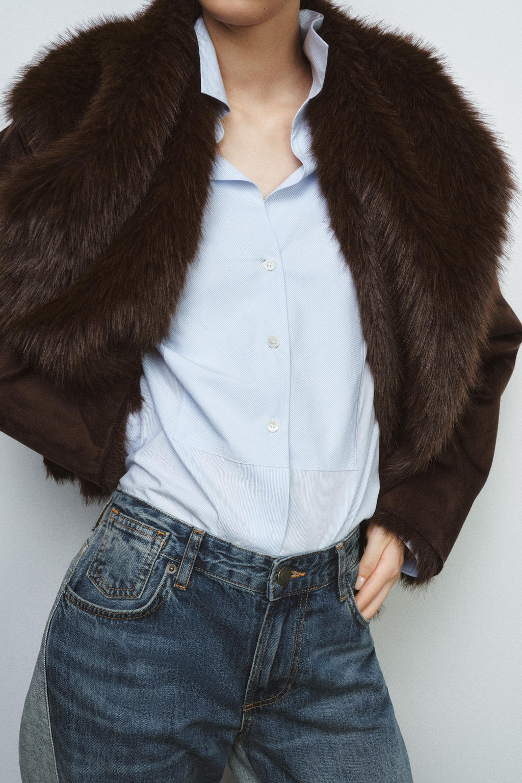 DOUBLE-FACED COAT ZW COLLECTION - Zara фото 2