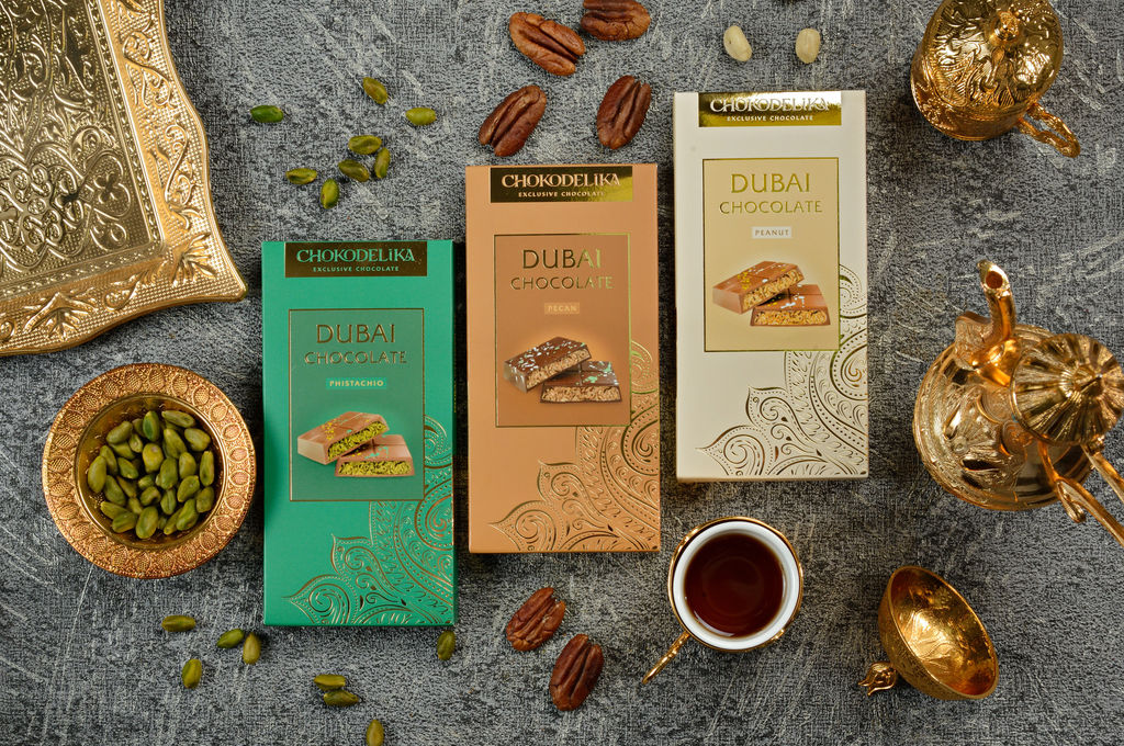 Шоколад молочный Dubai Peanut с начинкой из арахиса, 180 гр - Chokodelika фото 5