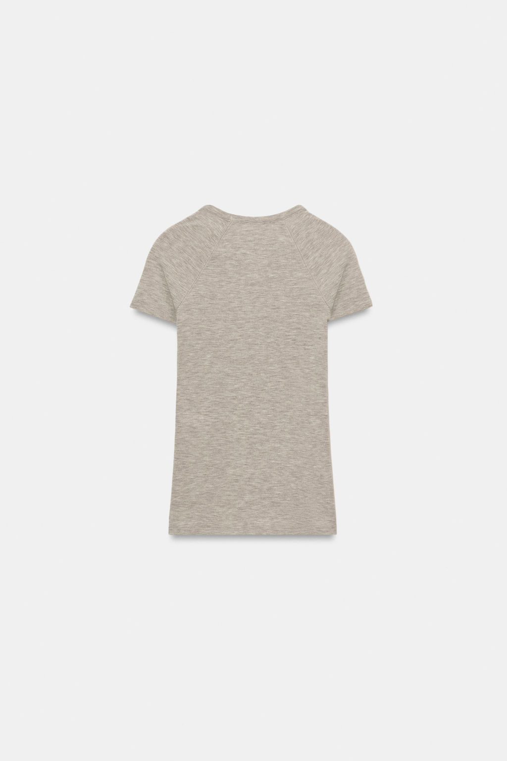 CAMISETA MANGA CORTA RANGL?N / Beige vigor? - Zara фото 5