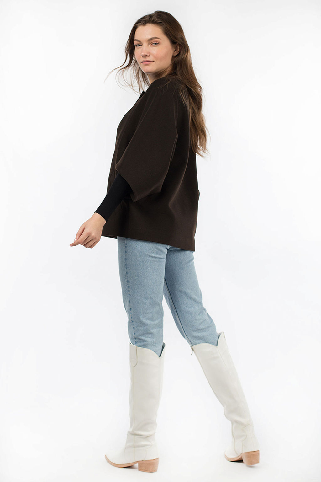 01-09115 Пальто женское демисезонное - El podio фото 4