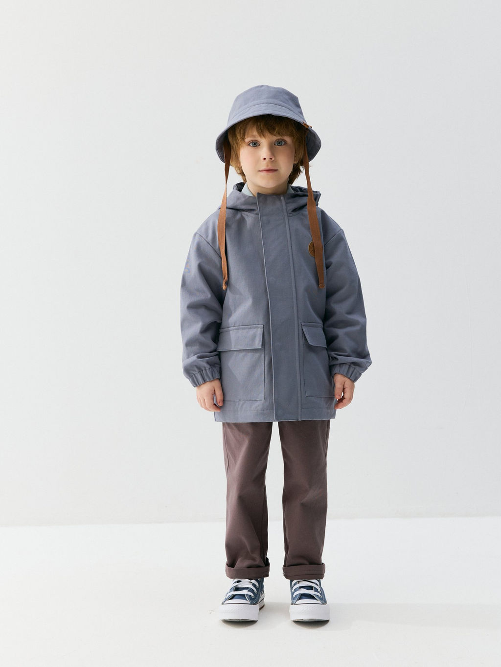 Ветровка хлопковая Графит - Bungly фото 4