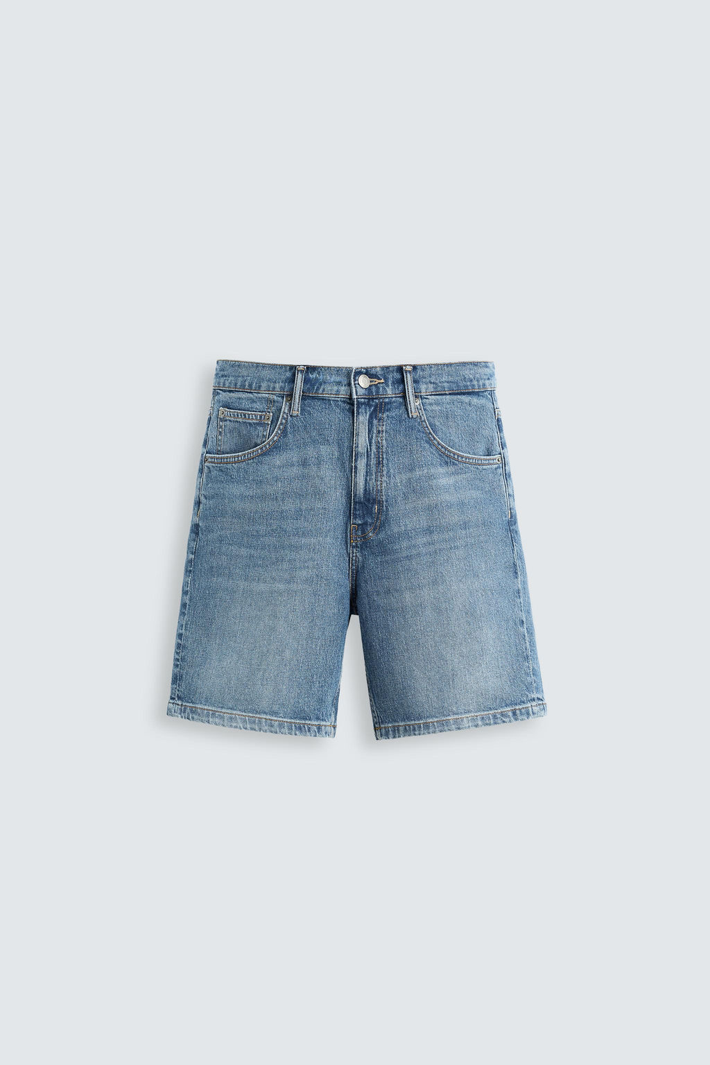 REGULAR FIT DENIM BERMUDA SHORTS - Zara фото 58