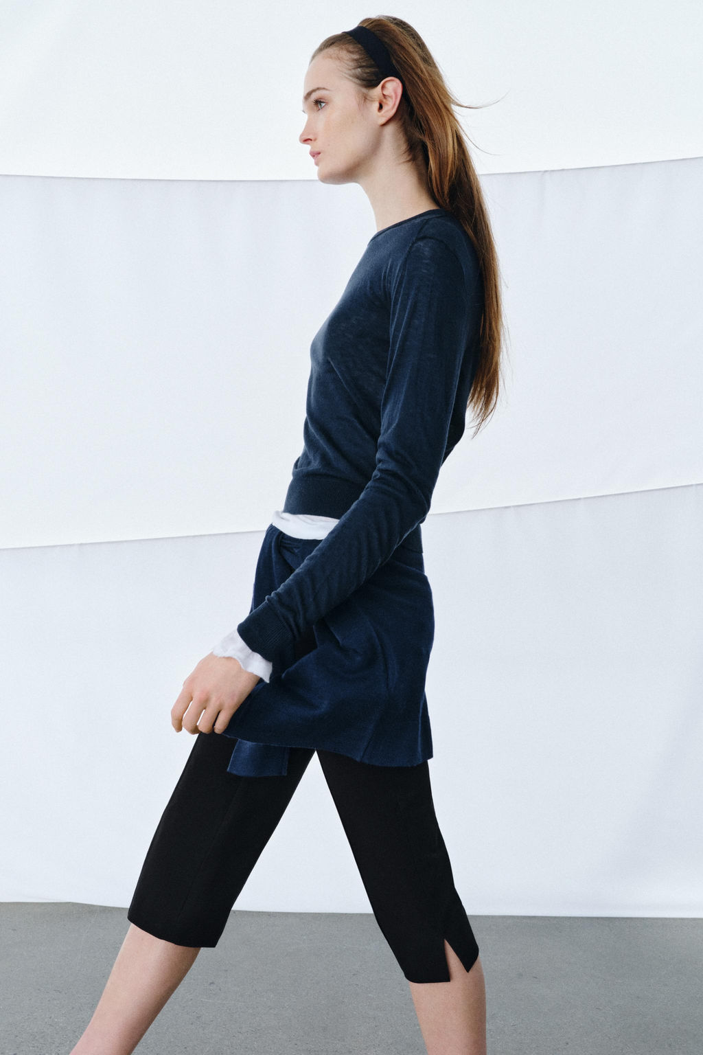 JERSEY LANA Y SEDA EXTRAFINO / Marino - Zara фото 6