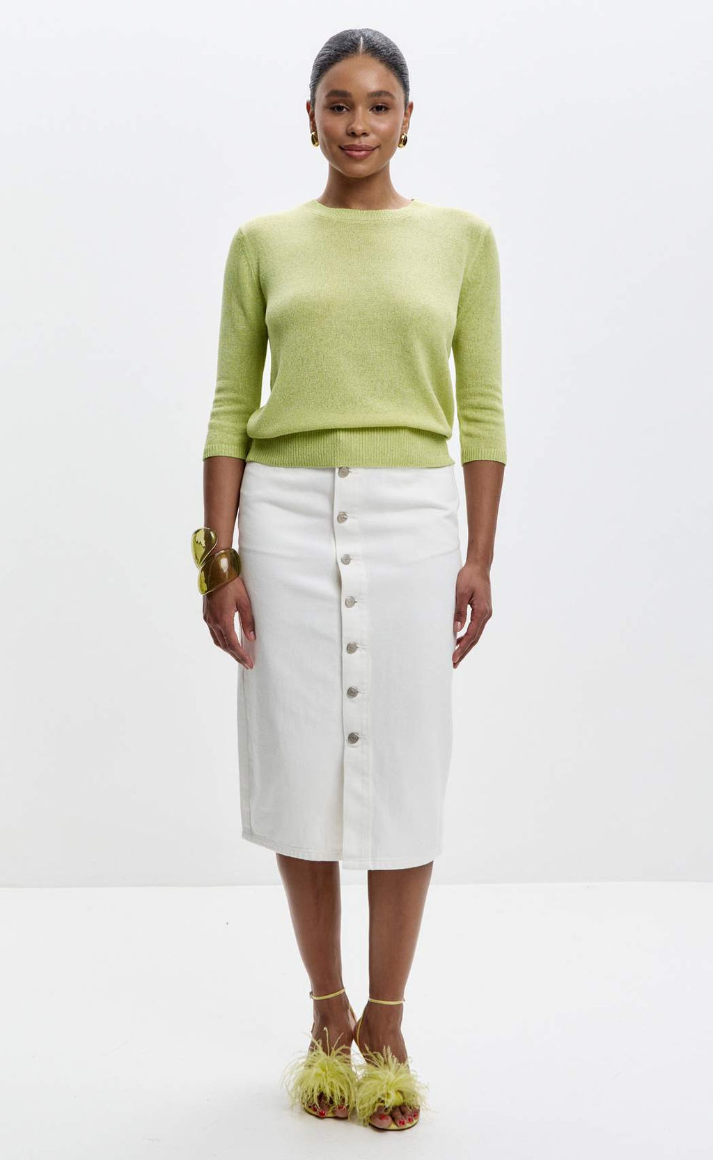 Джемпер F512-1508 lime - Fine joyce фото 6