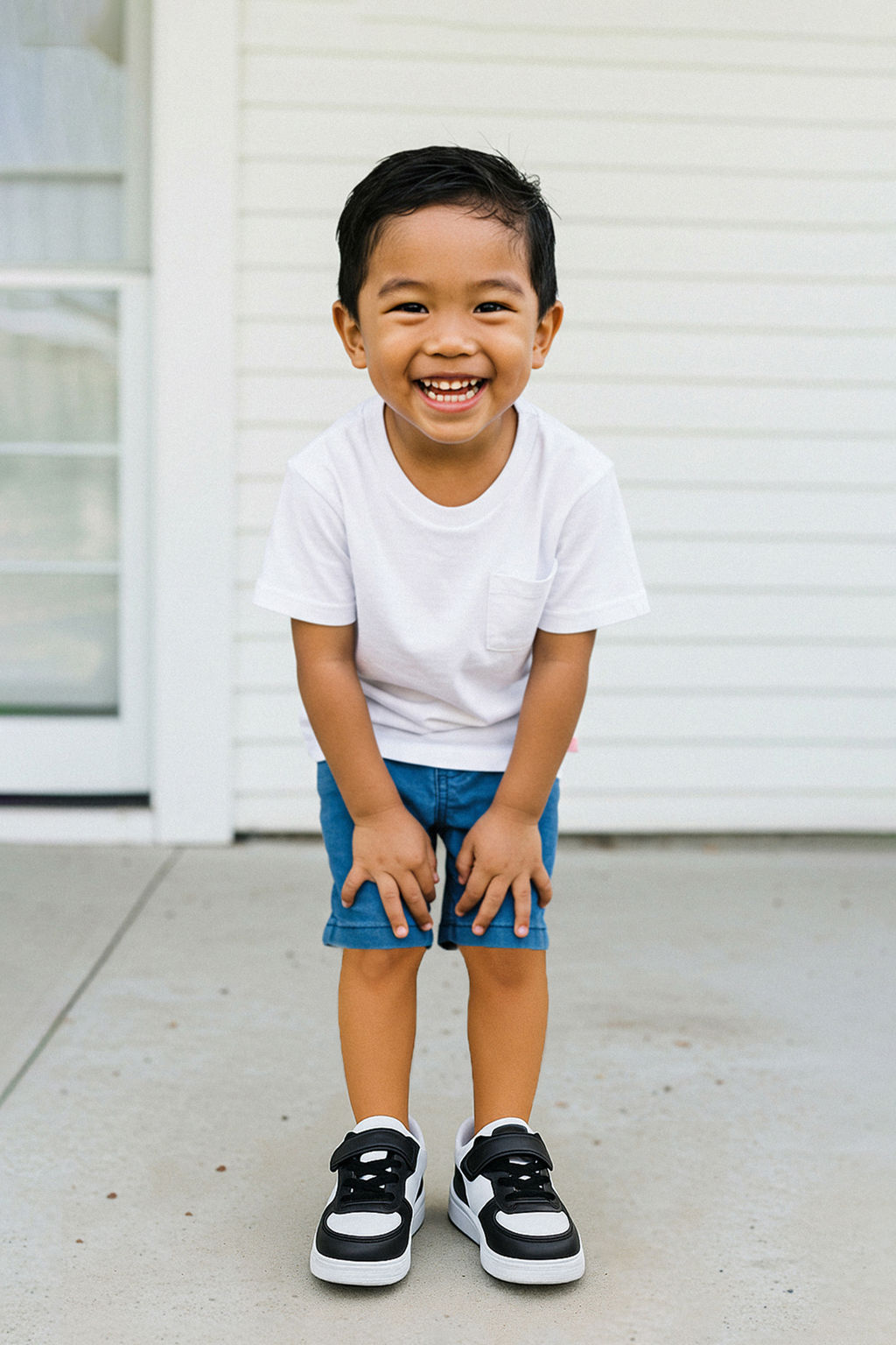 Trendyol Shoes Beyaz Renk Bloklu C?rt Bantl? Ve Bagc?kl? Erkek Cocuk Kids Spor Ayakkab? TAKSS25SN00042