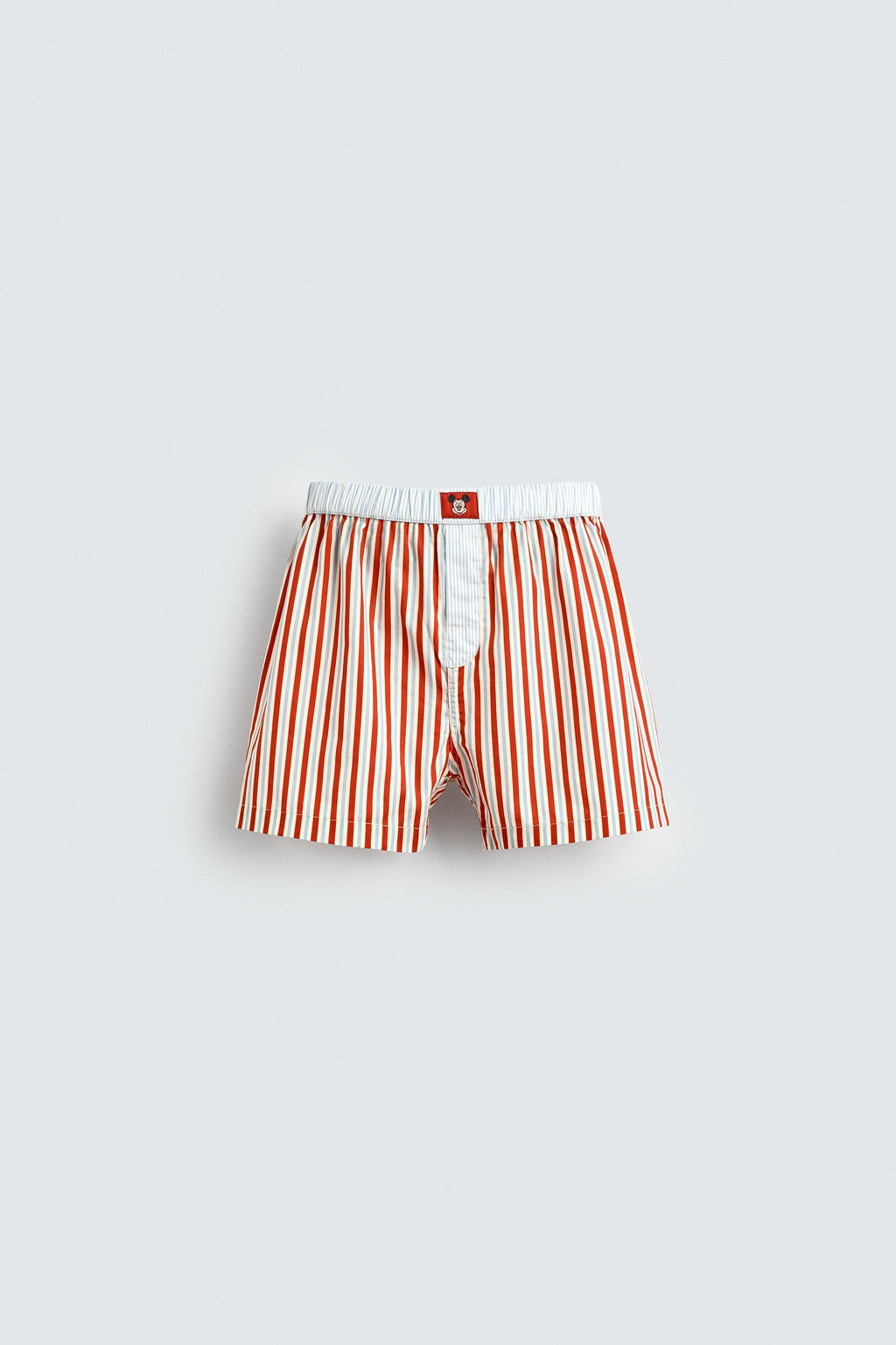 STRIPED POPLIN BOXERS HARRY LAMBERT FOR ZARA X DISNEY