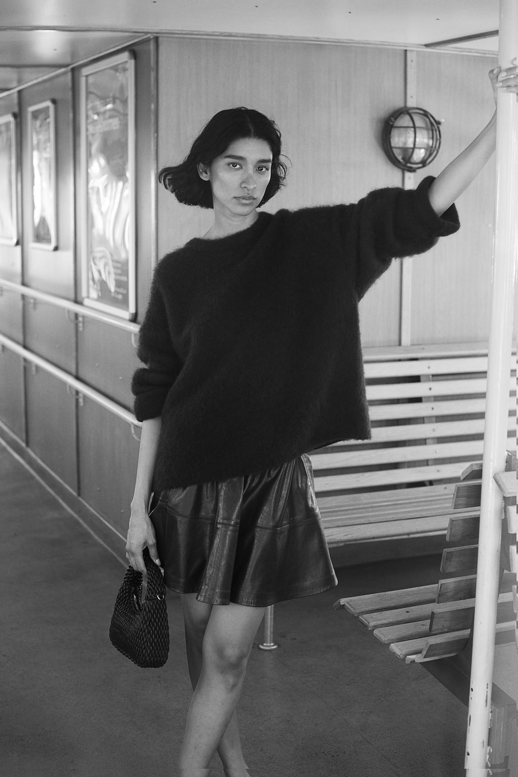 Falda revestida con vuelo - H&m фото 4