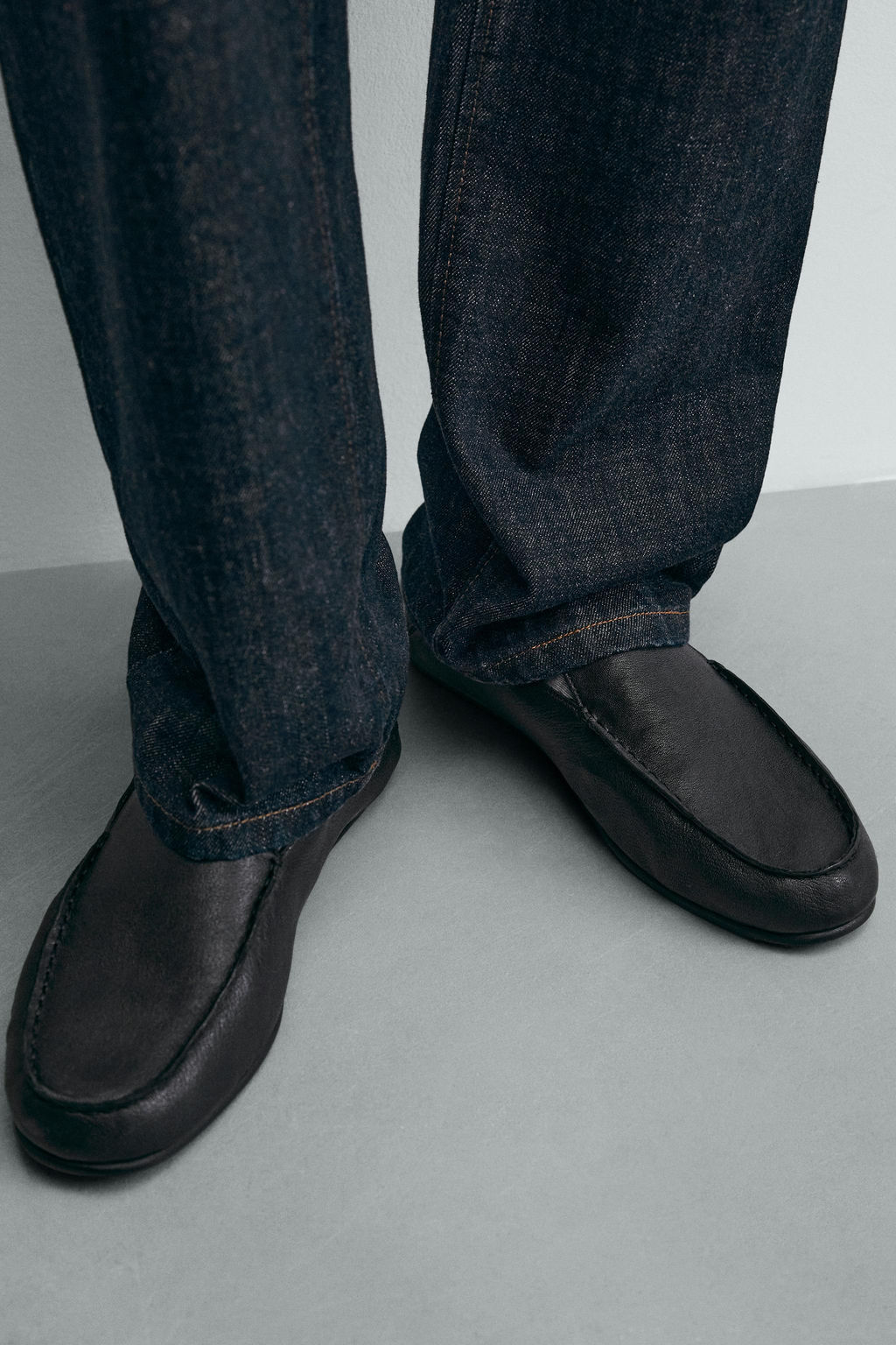LEATHER LOAFERS - Zara фото 3