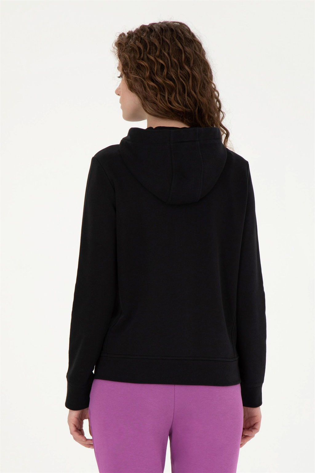 Женский черный базовый свитшот - U.s. polo assn фото 5