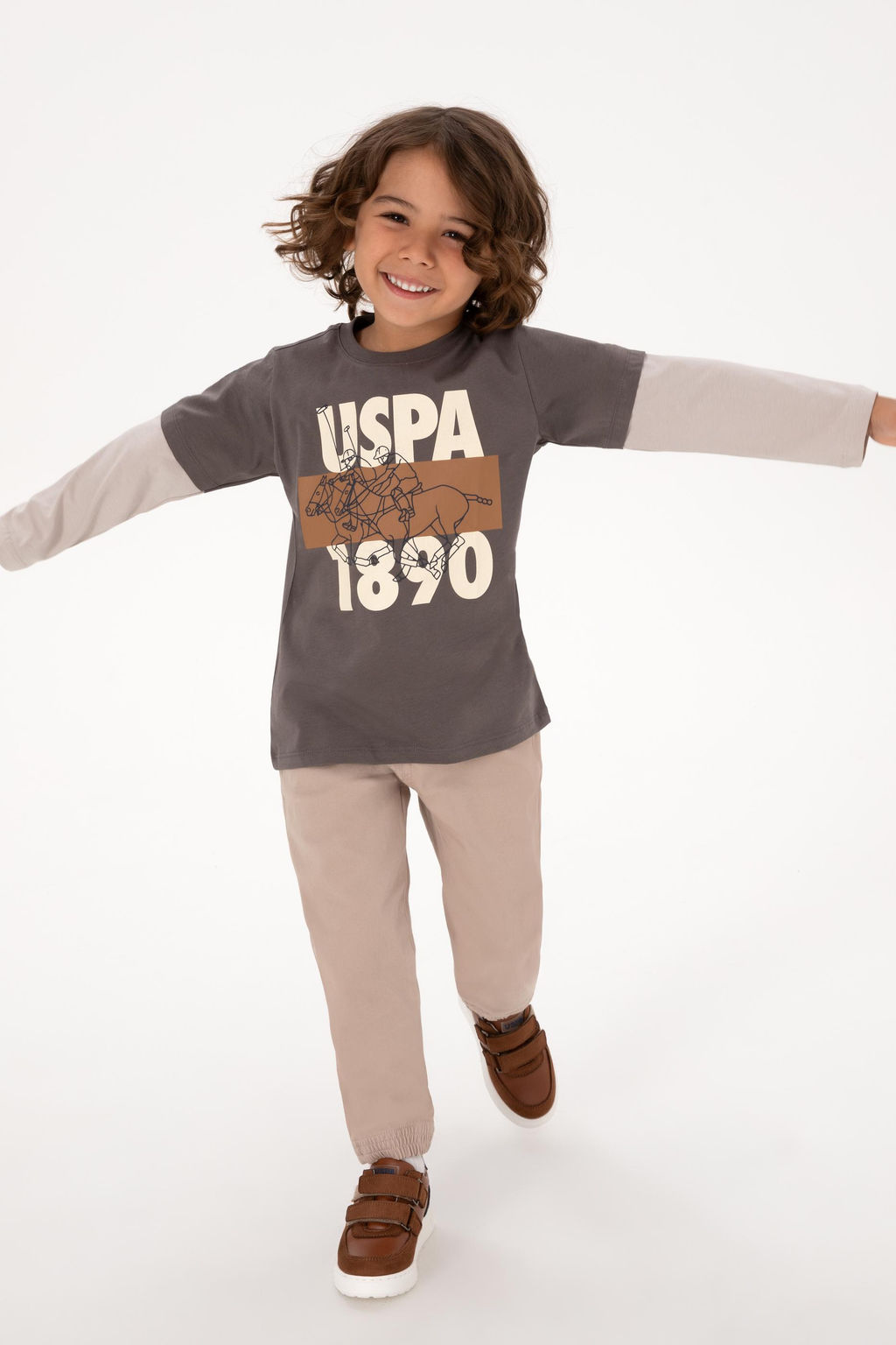 Erkek _ocuk Vizon Sweatshirt Sepette S_rpriz _ndirim - U.s. polo assn фото 2