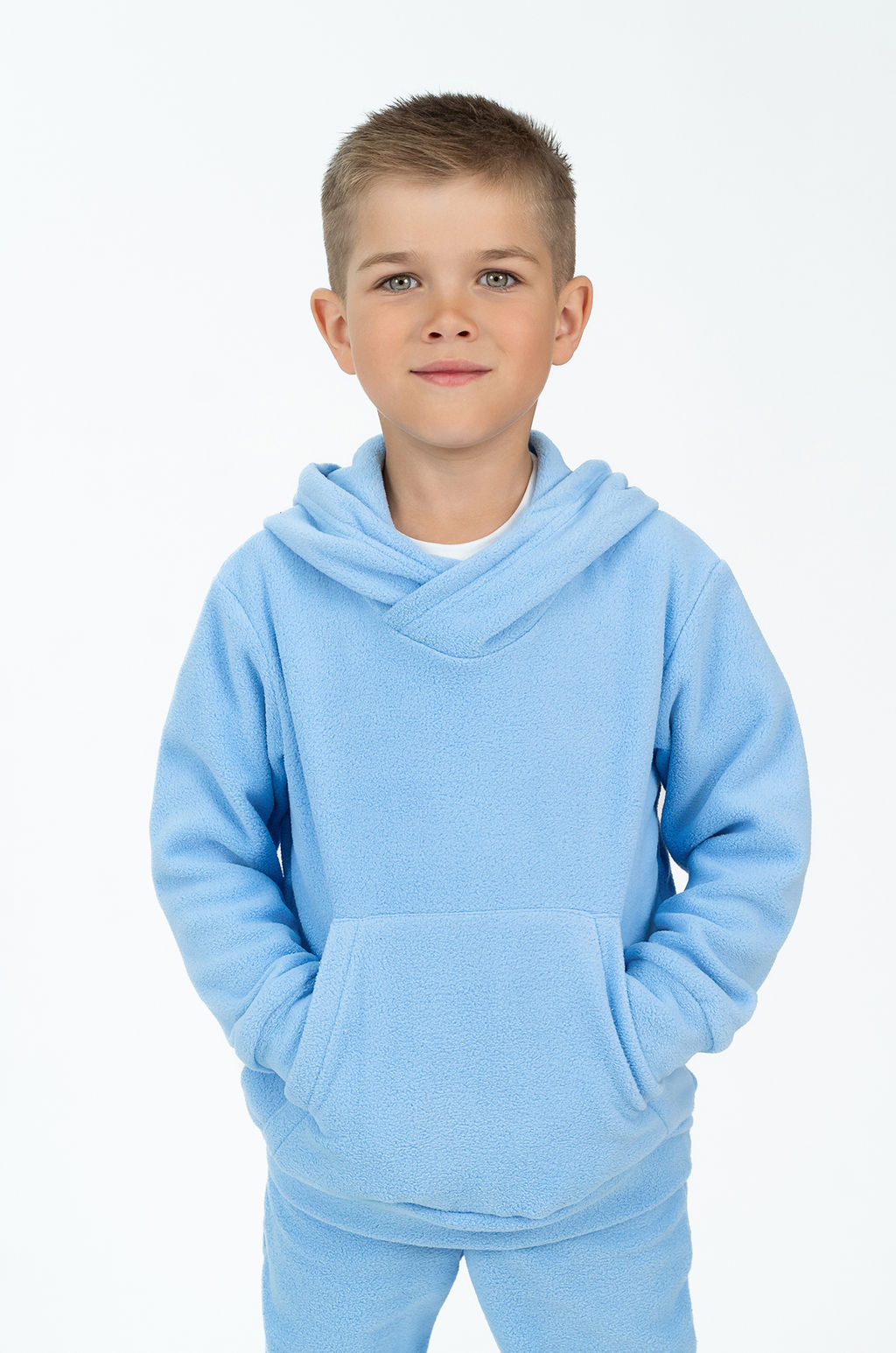 Костюм детский флисовый голубой