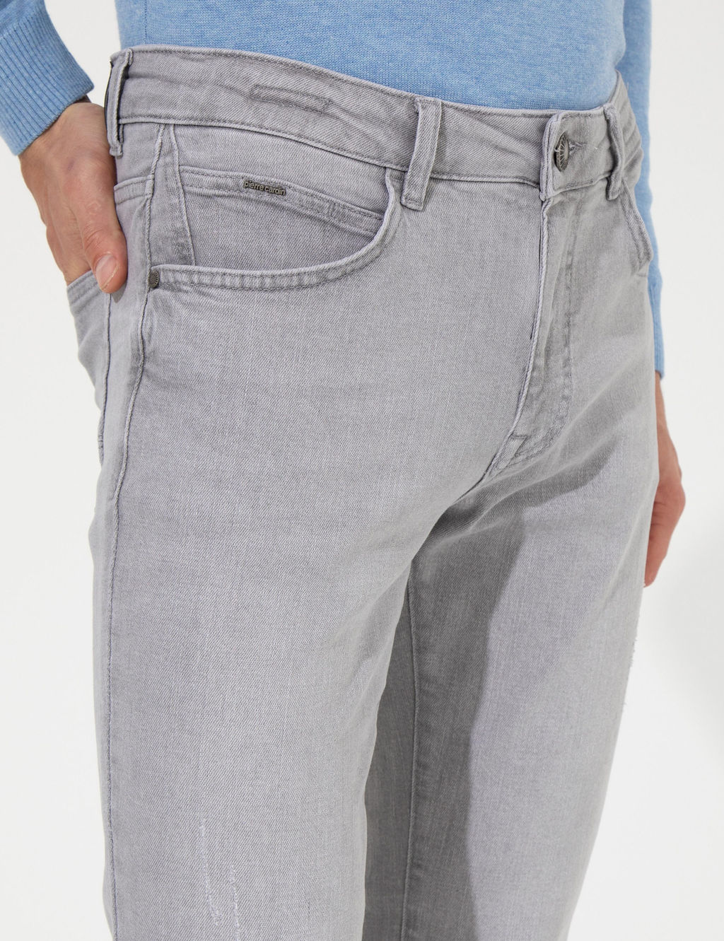 A__k Gri Slim Fit Jean Pantolon