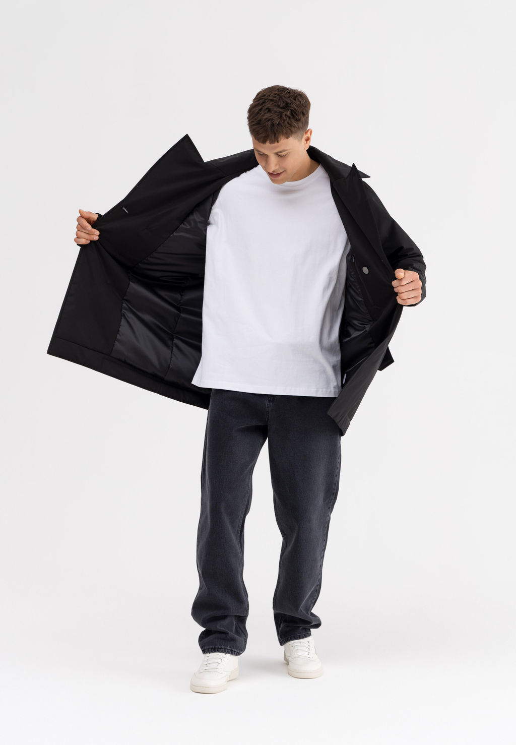 Плащ утепленый мужской HOOPS, арт. 93189