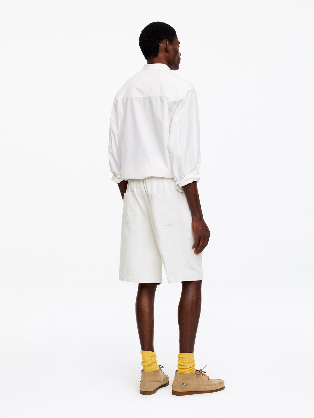 Pantalones cortos de lino y algod?n relaxed fit - H&m фото 7