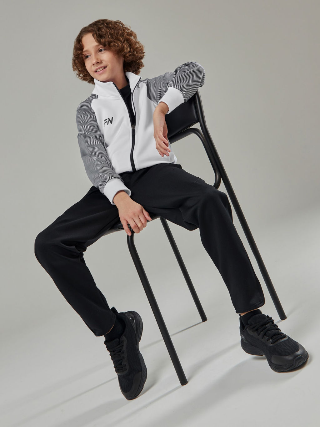 Детский спортивный костюм FN Dynamic Kid (White/Black)