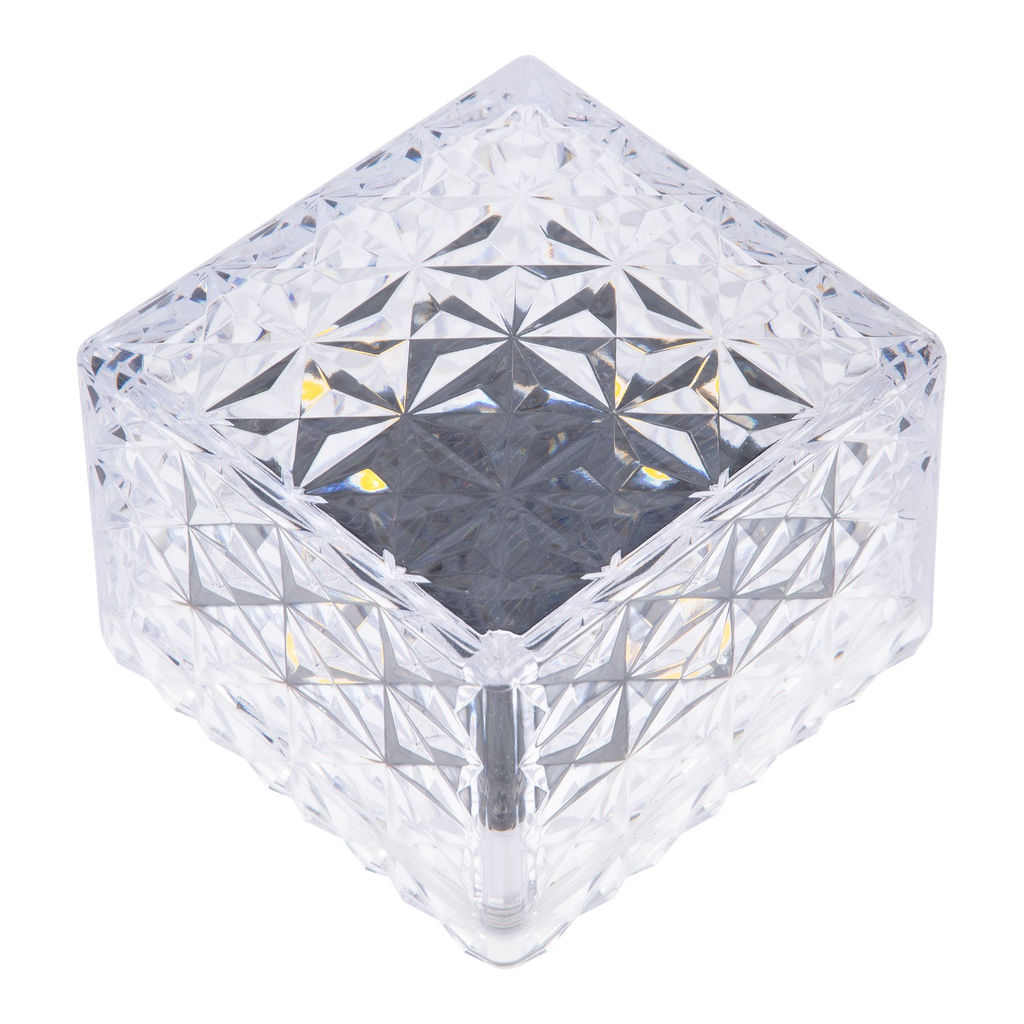 USL-F-172/PT050 ICECUBE Садовый светильник на солнечной батарее. 4 светодиода. Теплый белый свет. 1*АА Ni-Mh аккумулятор в/к. IP44. TM Uniel - Volpe фото 9