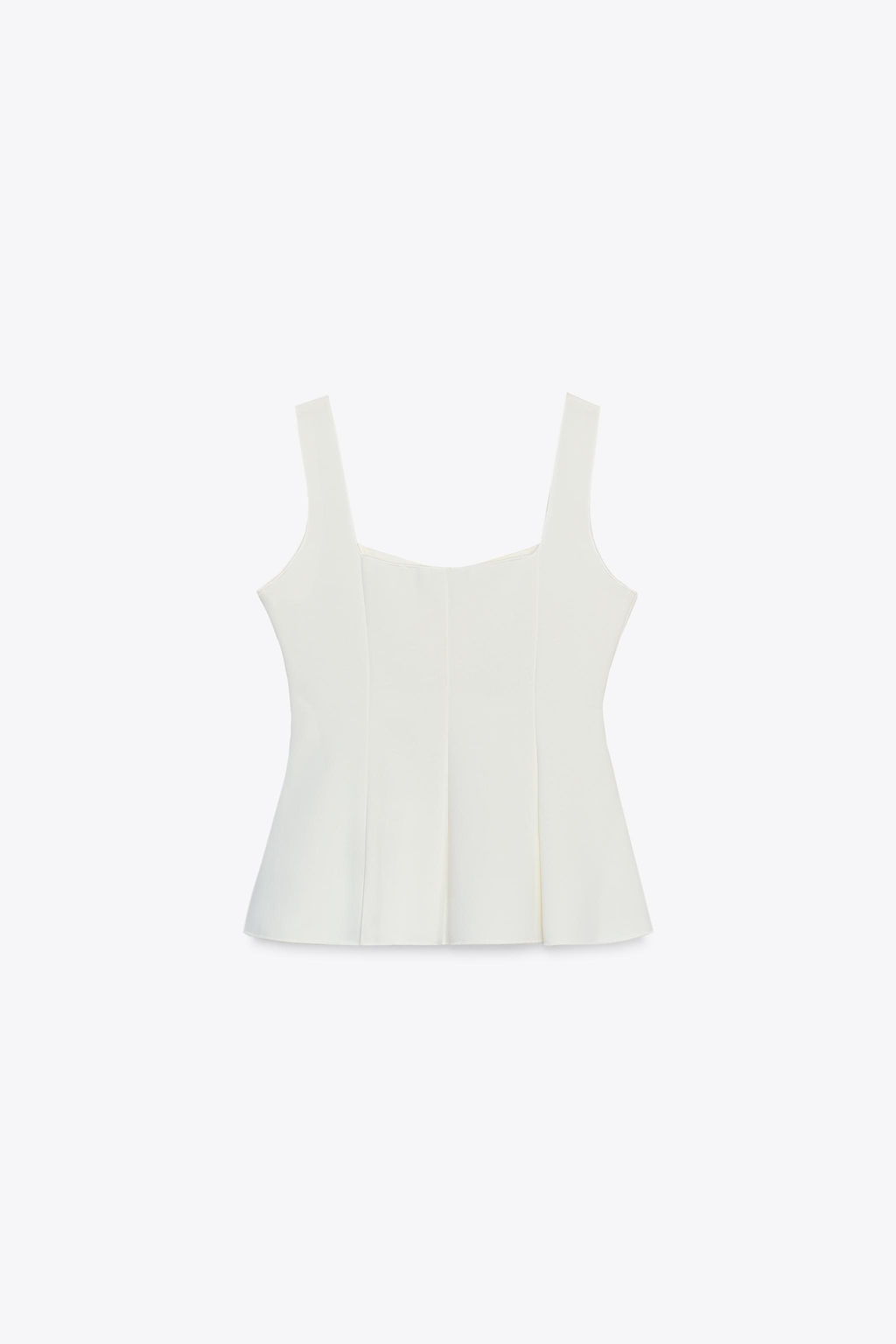 STRETCH PEPLUM WAISTCOAT TOP - Zara фото 7