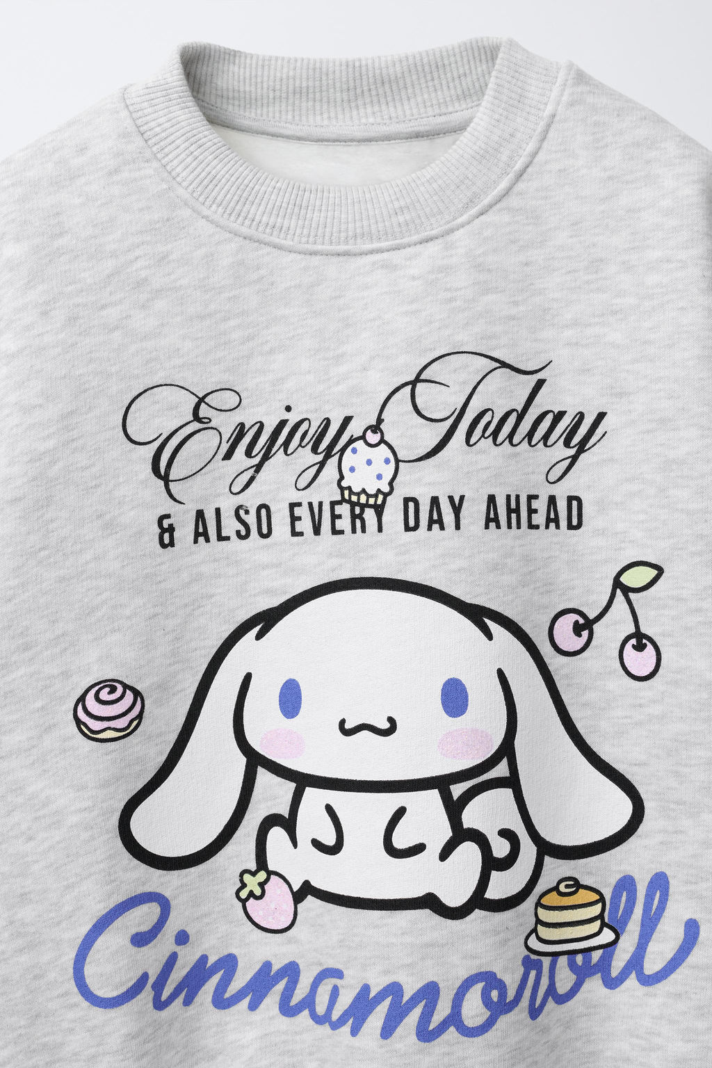 SUDADERA ESTAMPADO CINNAMOROLL  SANRIO  / Gris vigor? - Zara фото 7