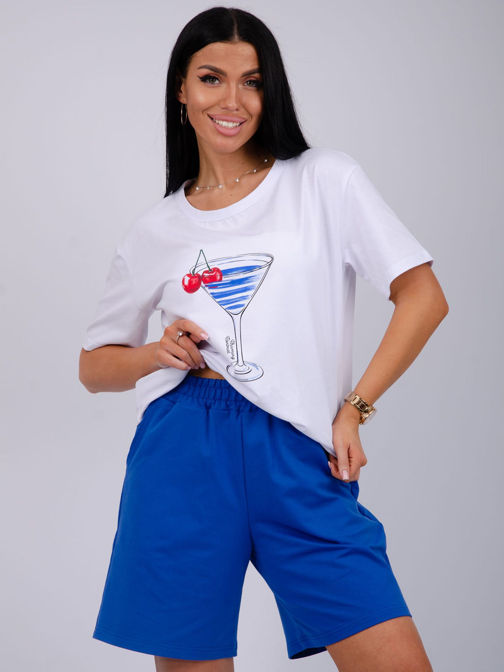 Костюм "Марина 2" василёк, трикотаж