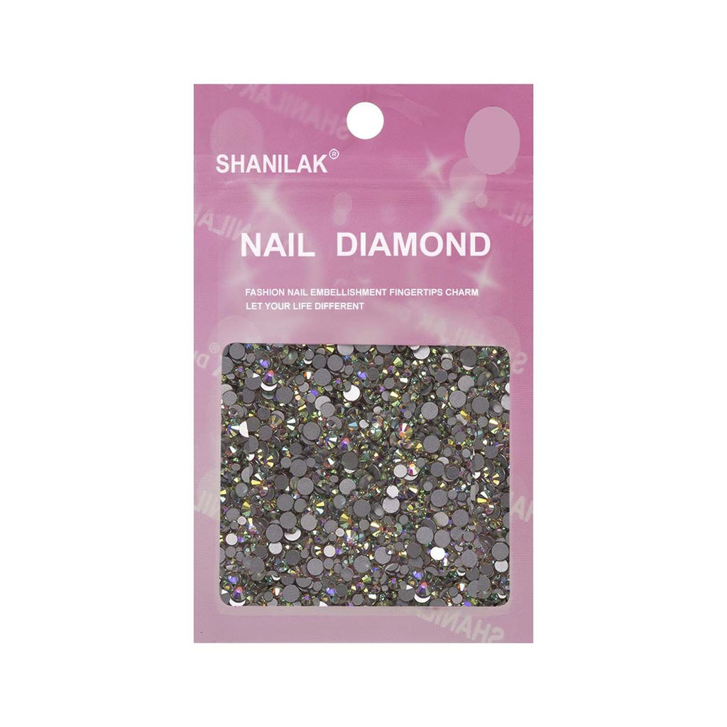 Nail Art Стразы для ногтей микс размеров, голография  фото 2