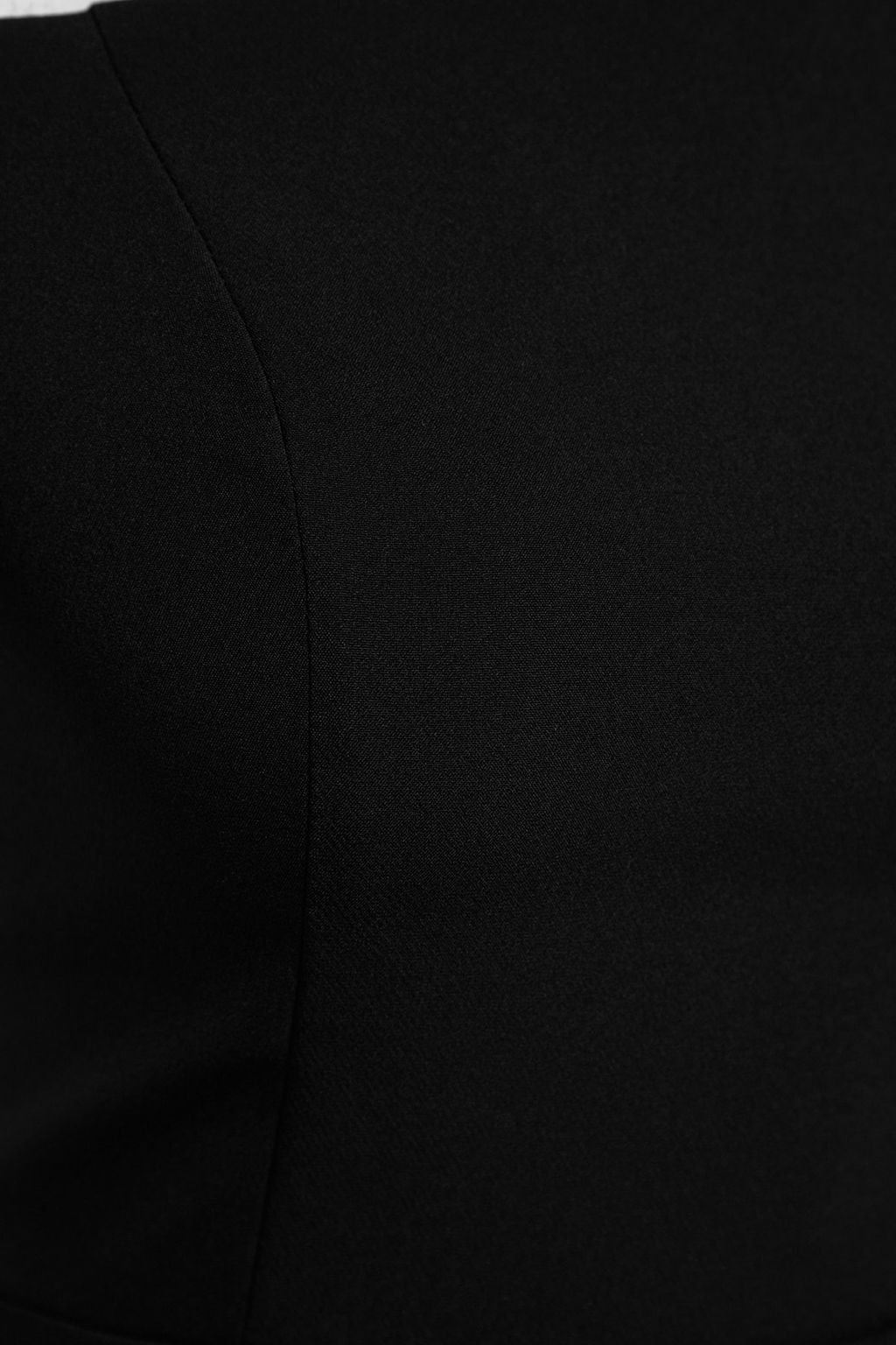 Siyah Vucuda Oturan Drapeli Dokuma K?sa S?k Abiye Gece Mezuniyet Elbisesi TPRAW24EL00083