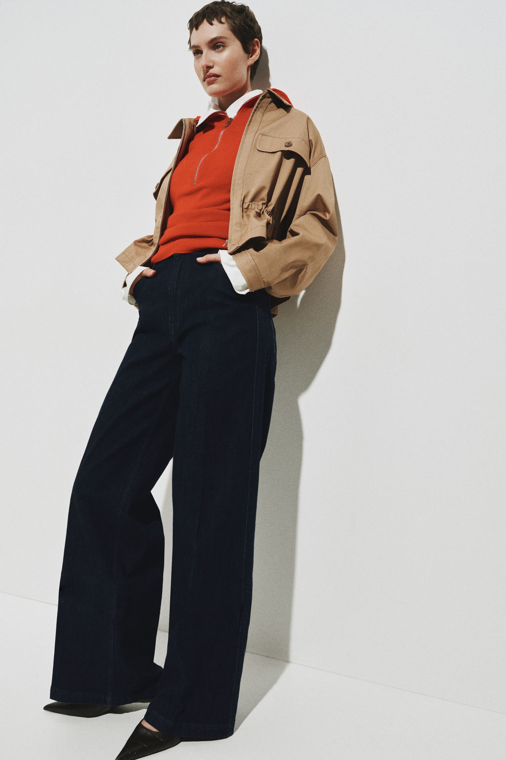 Wide High Waist Jeans - H&m фото 2