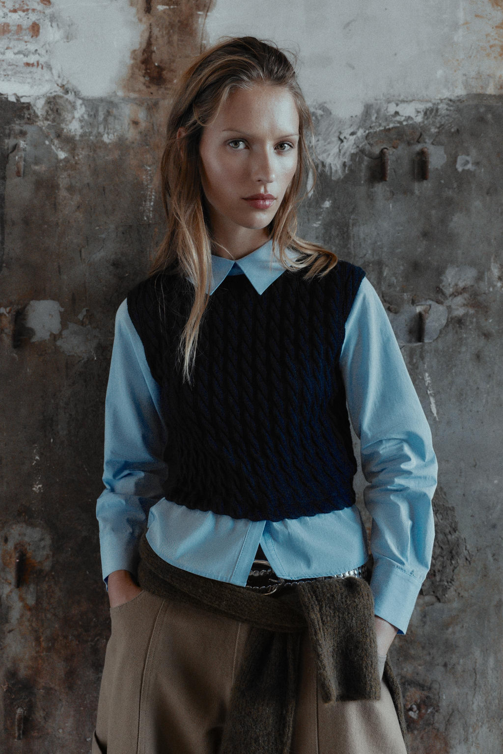 CONTRAST POPLIN SHIRT - Zara фото 2