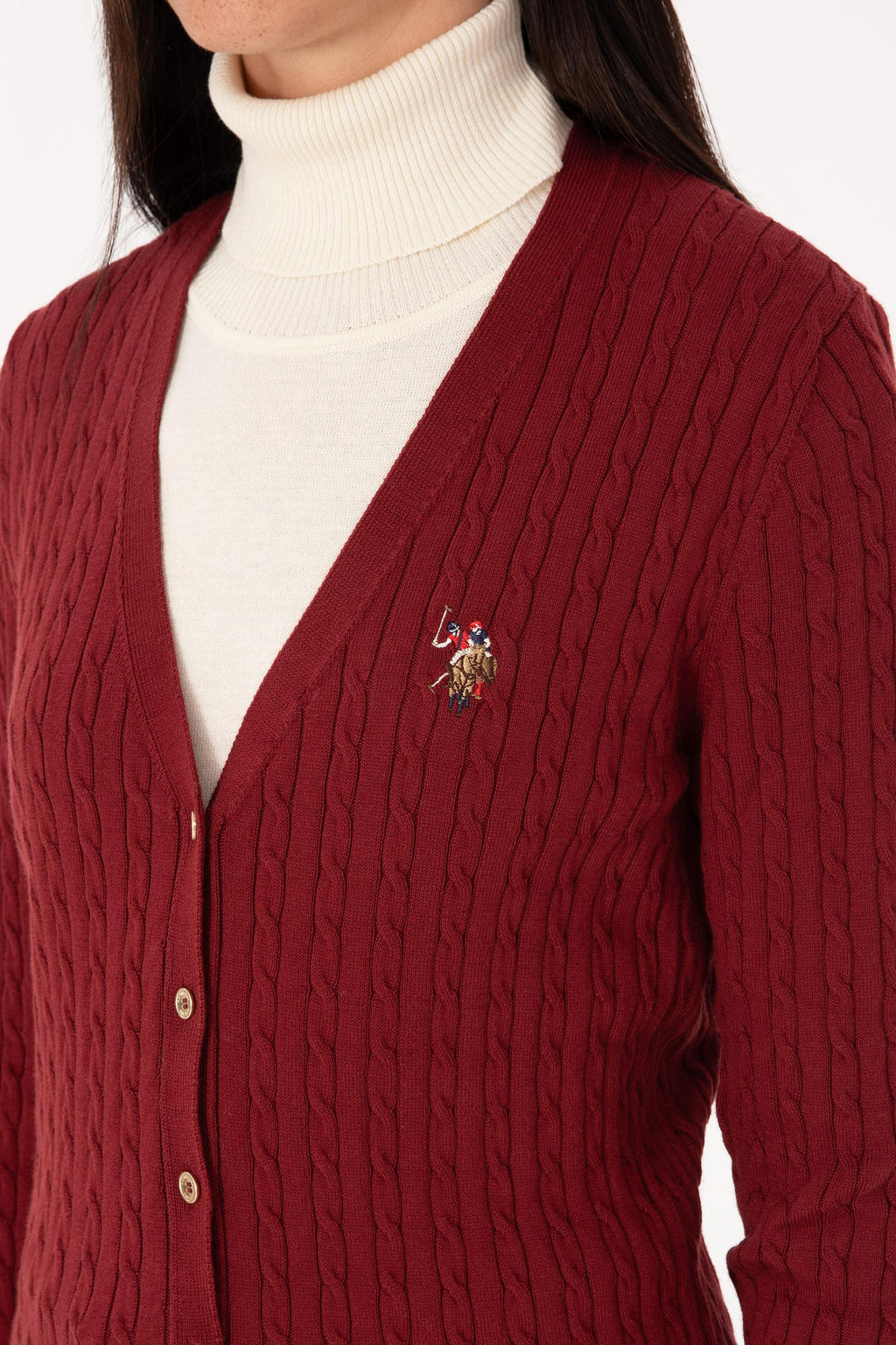 Kad_n Bordo Basic Triko H_rka - U.s. polo assn фото 7