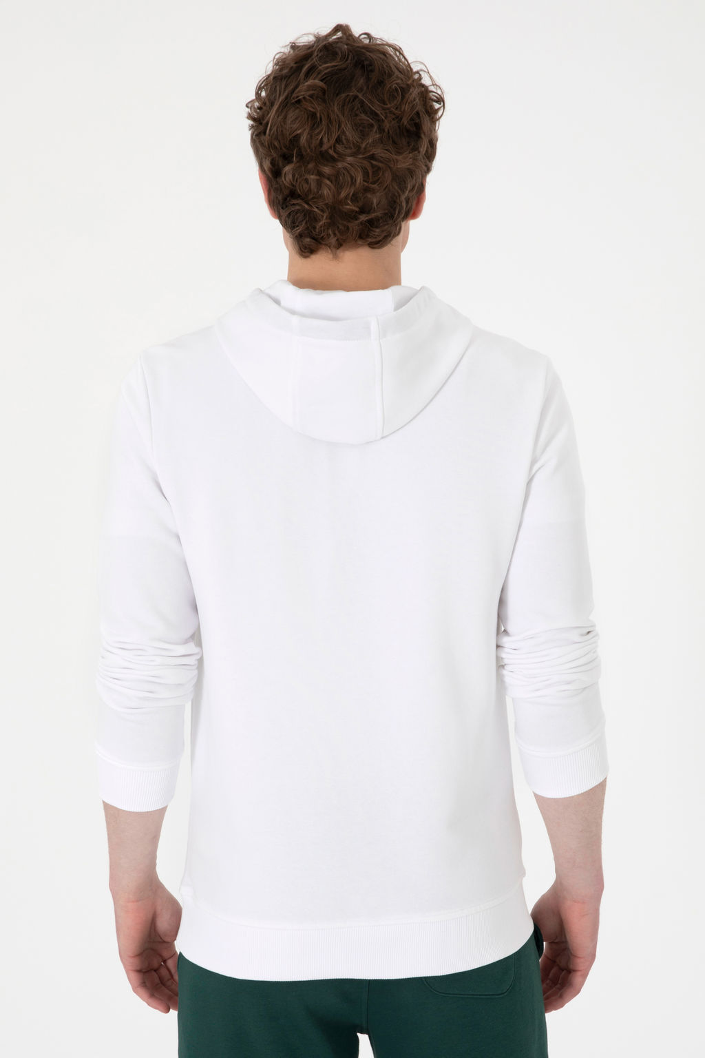Erkek Beyaz Basic Sweatshirt Sepette S_rpriz _ndirim - U.s. polo assn фото 12