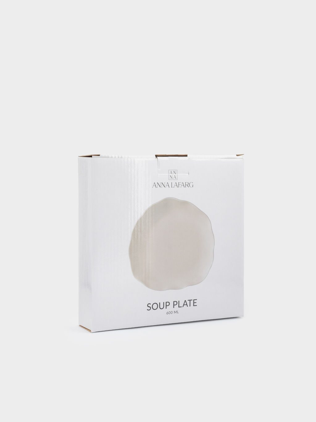 Тарелка суповая, 22х4 см, 600 мл, фарфор P, белая, Волнистый край, White ocean - Anna lafarg фото 8