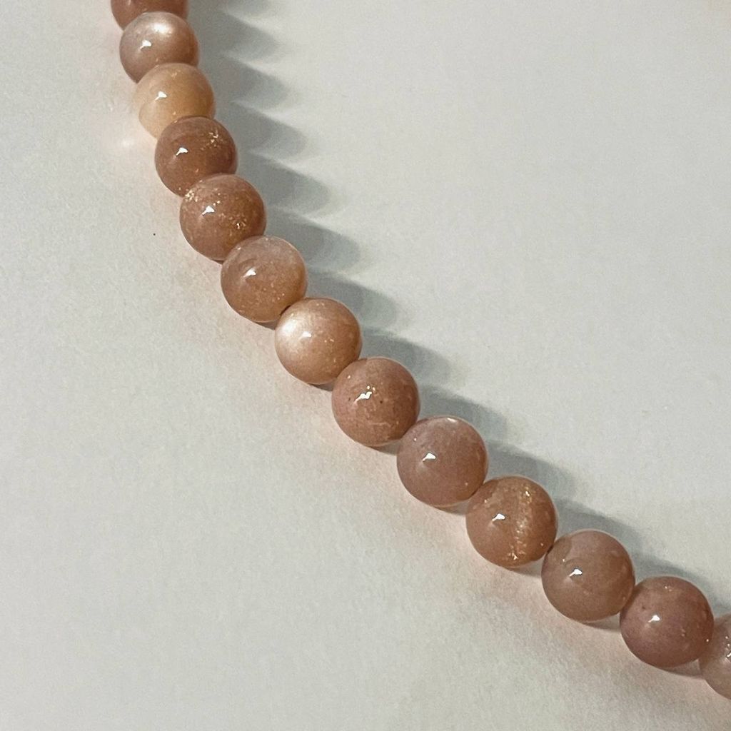 Бусы из Лунного камня - Радуга самоцветов фото 2