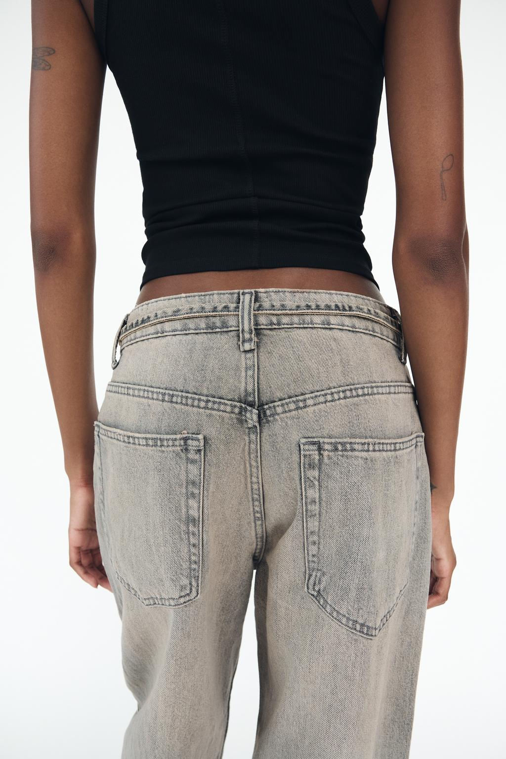MID-RISE TAILORED BALLOON JEANS - Zara фото 16