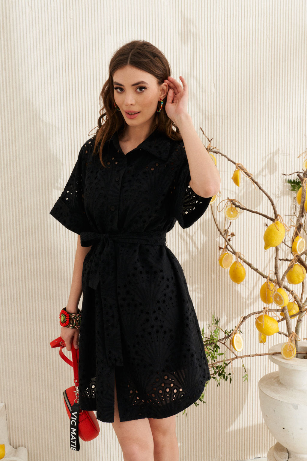 Платье 1021 (Хлопок ришелье 100%) - Elletto фото 14