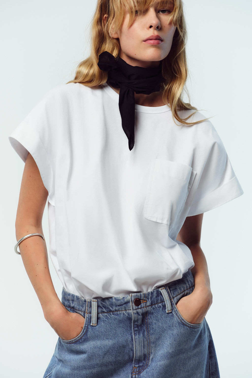POPLIN POCKET T-SHIRT - Zara фото 2