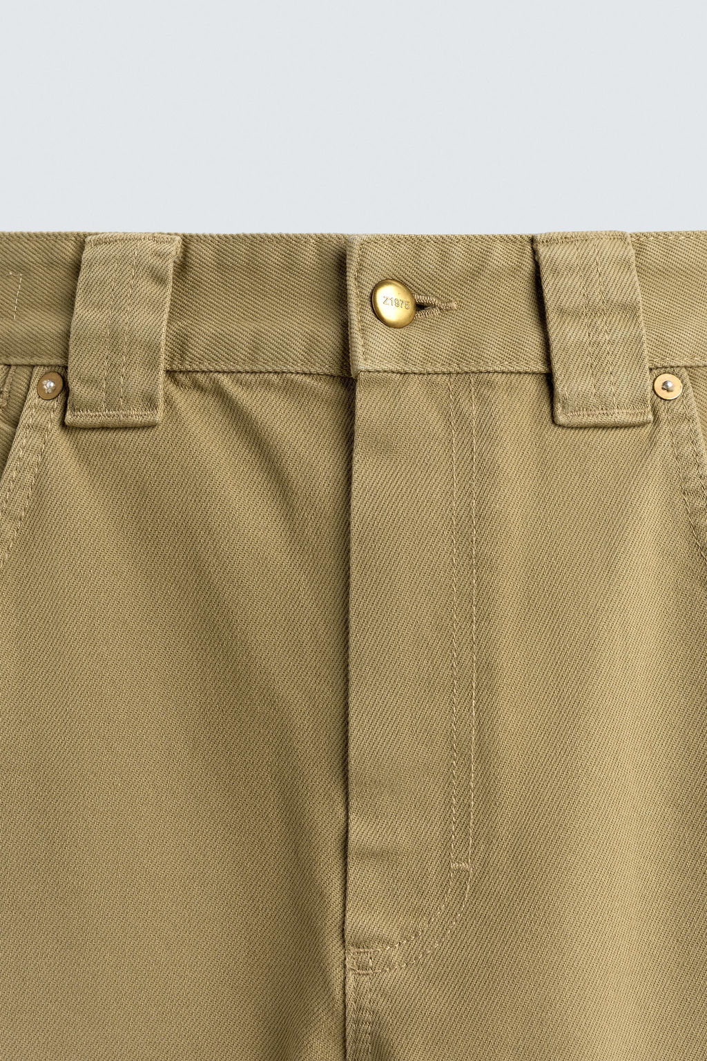 PANTAL?N CARPINTERO WIDE FIT / Tostado - Zara фото 9