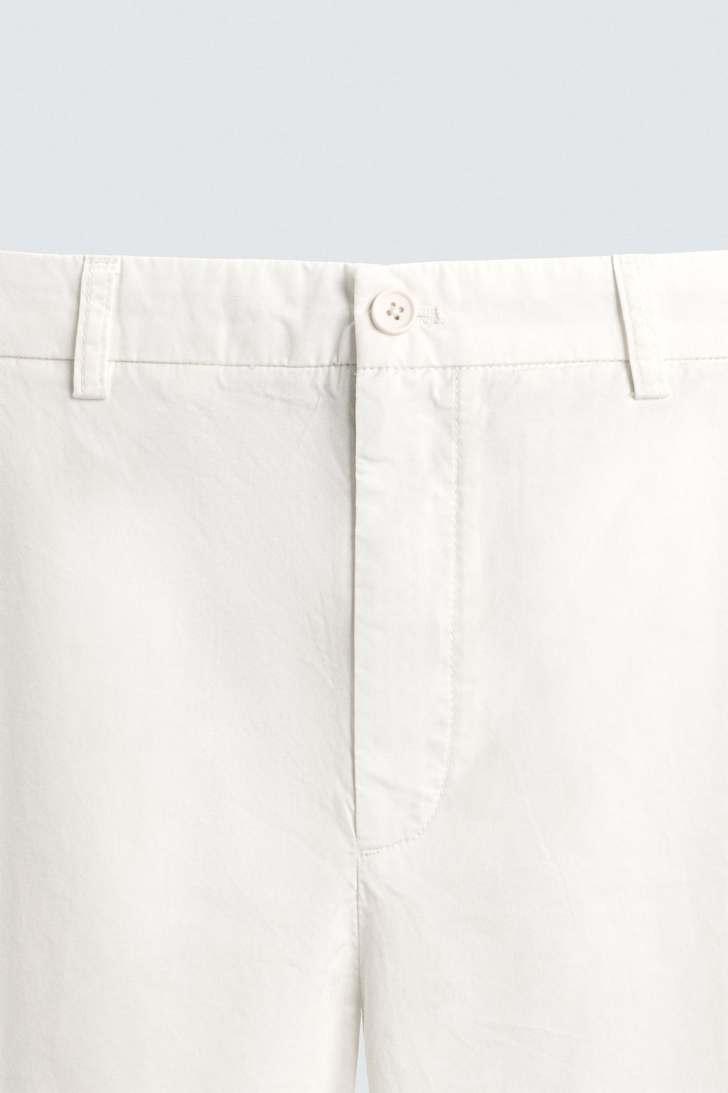 PANTAL?N CARGO REGULAR FIT / Blanco roto - Zara фото 9