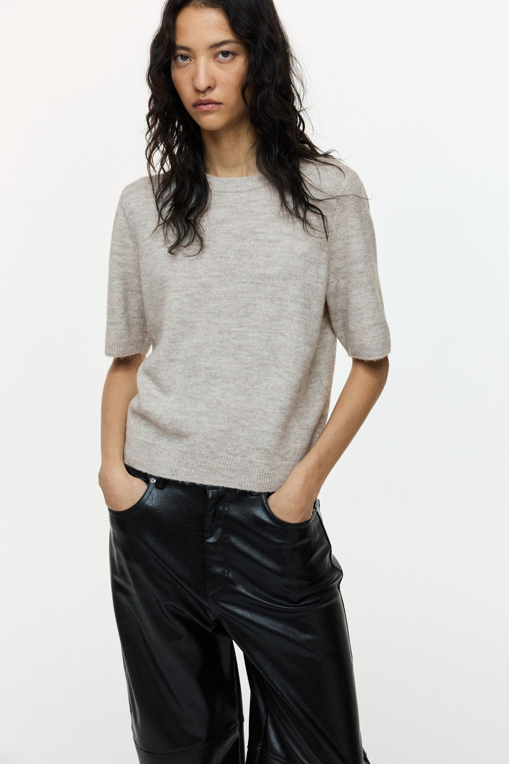 Camiseta en punto fino - H&m фото 8