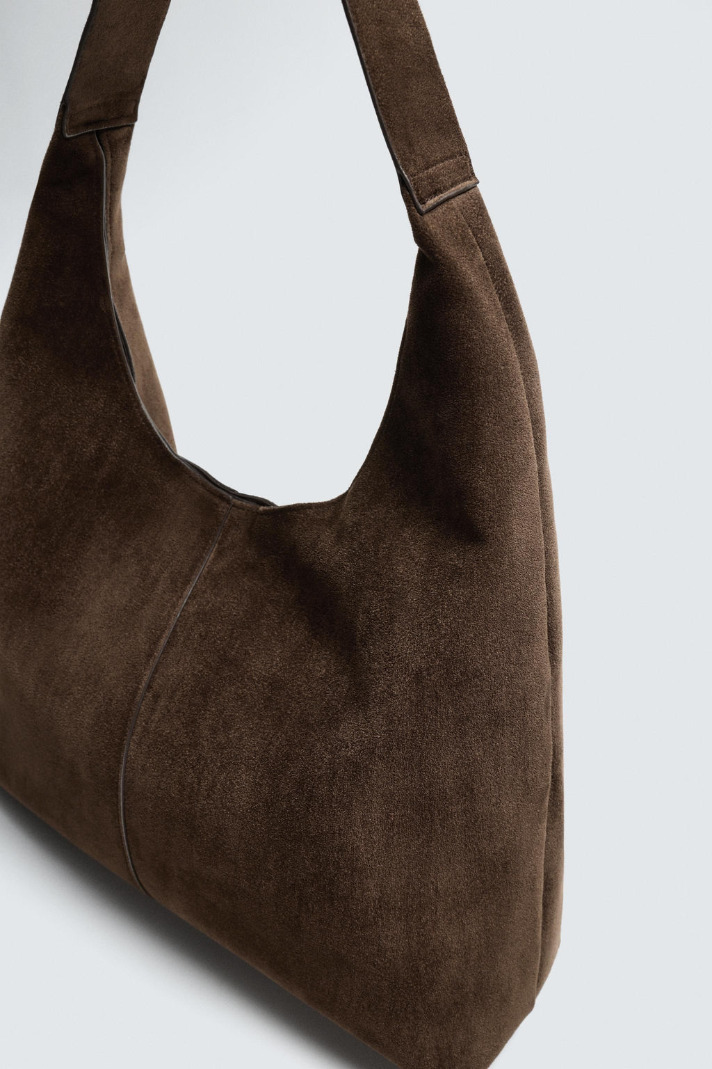 SPLIT SUEDE EFFECT SHOPPER BAG - Zara фото 6