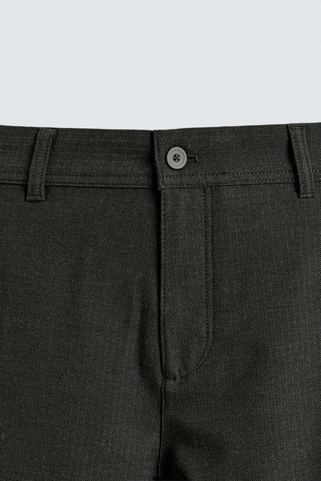 PANTAL?N CHINO ESTRUCTURA CONFORT / Verde oscuro - Zara фото 8