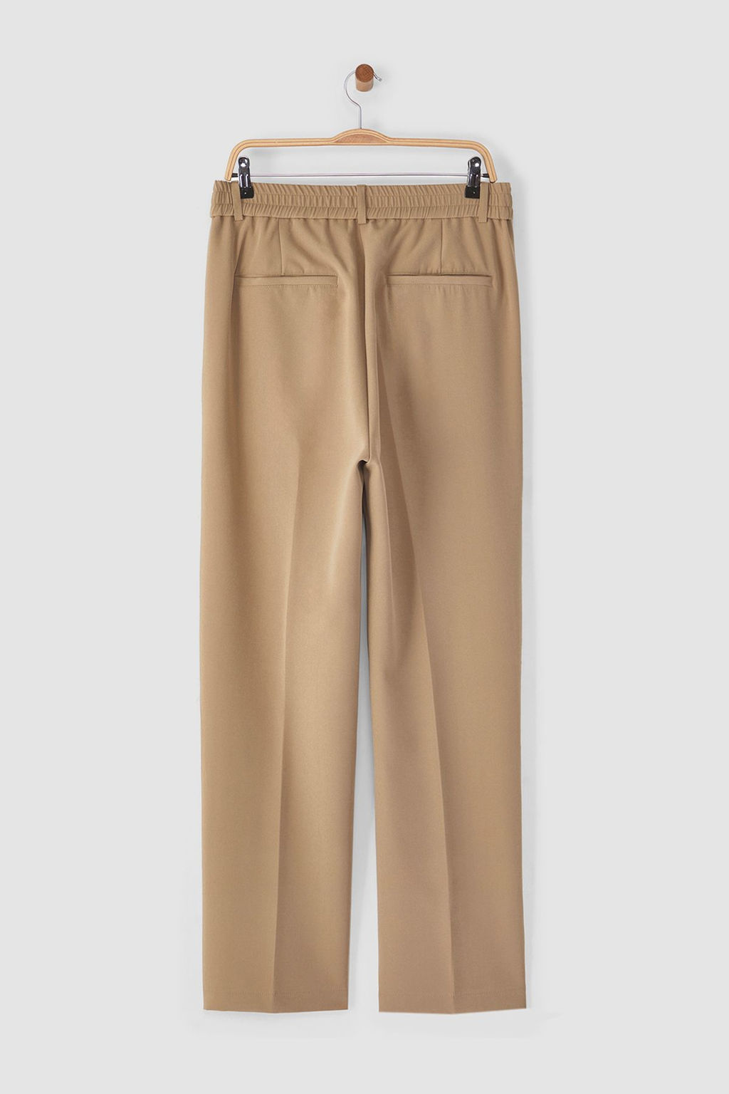 TRENDYOL MAN Bej Wideleg Baggy Rahat Kal?p Dokuma Kumas Pantolon TMNSS25PL00007 - Trendyolmilla фото 11