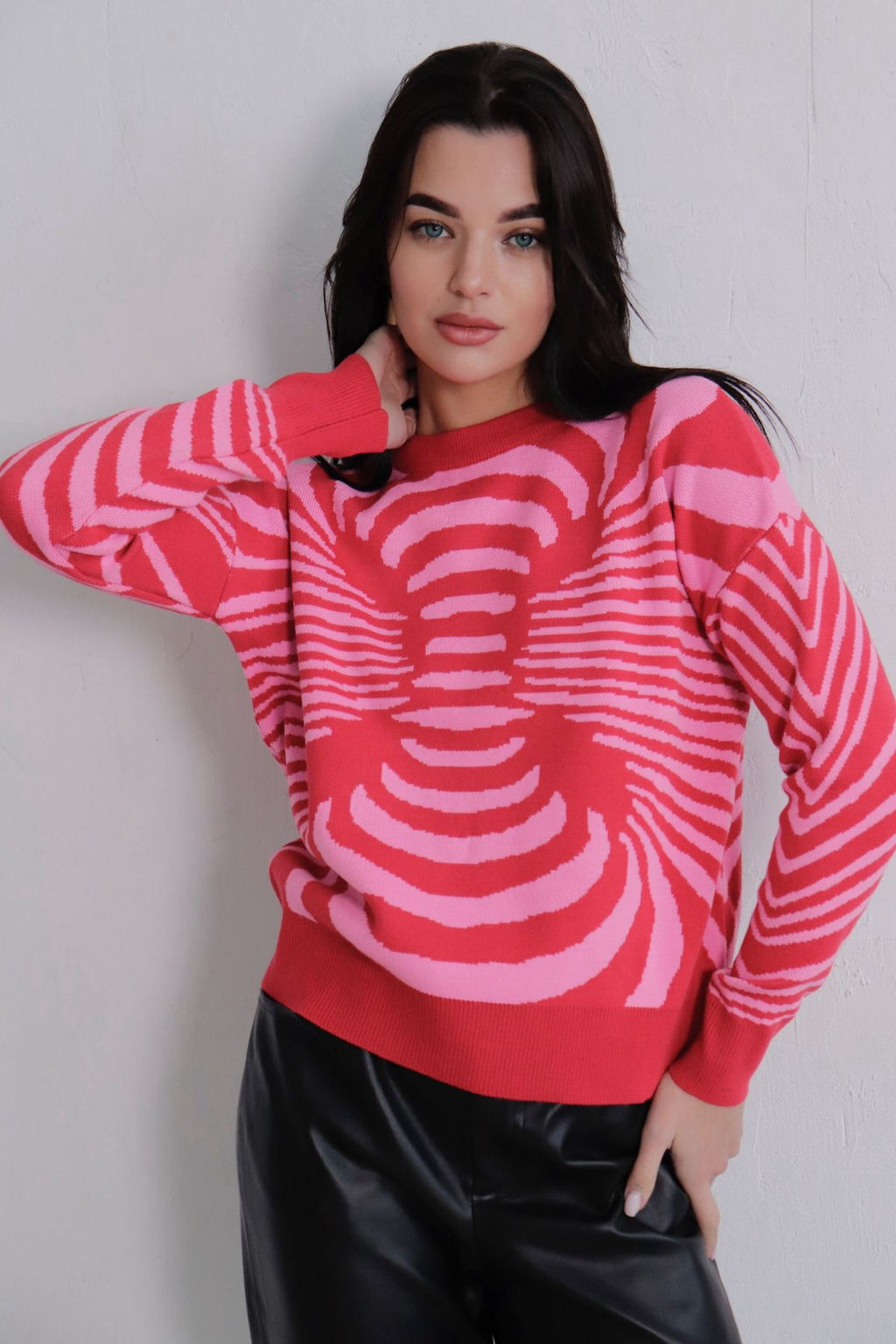 10369 Джемпер розово-красный - Martichelli фото 19