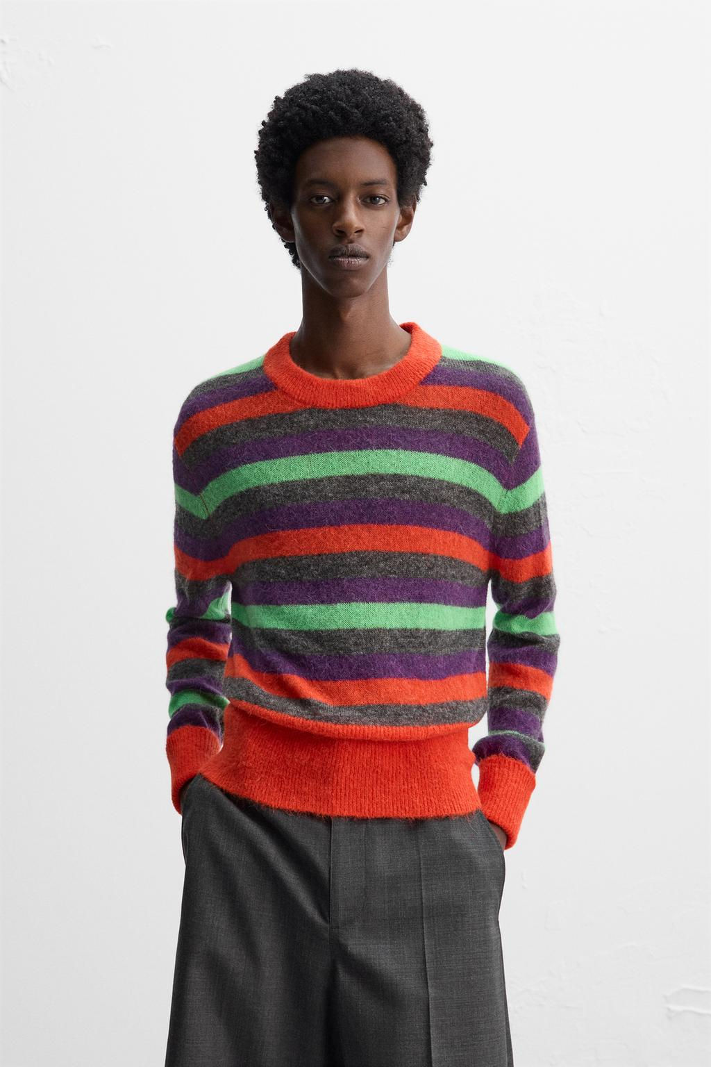 STRIPED SWEATER X HARRY LAMBERT - Zara фото 2