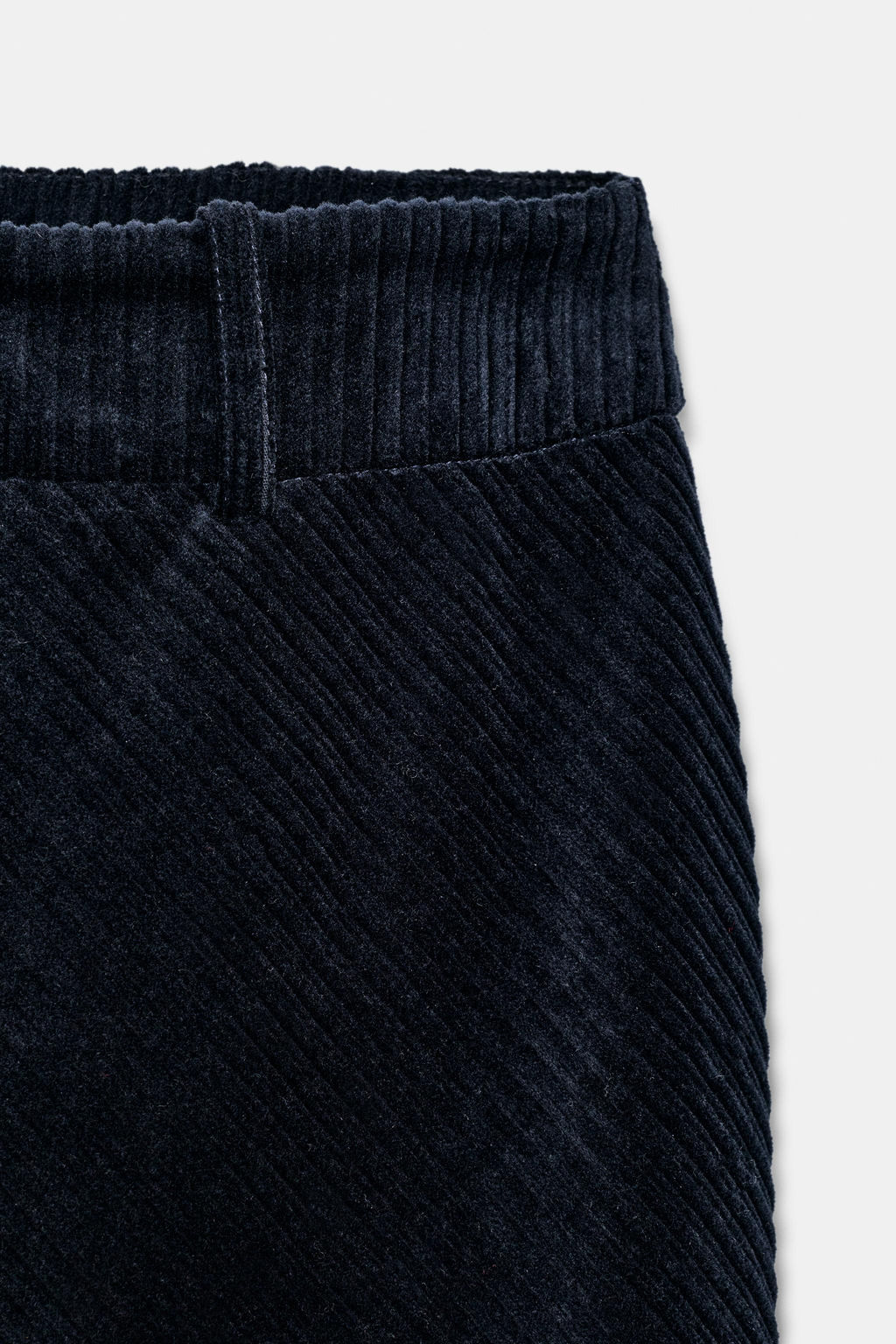 STRAIGHT CORDUROY MIDI SKIRT - Zara фото 8