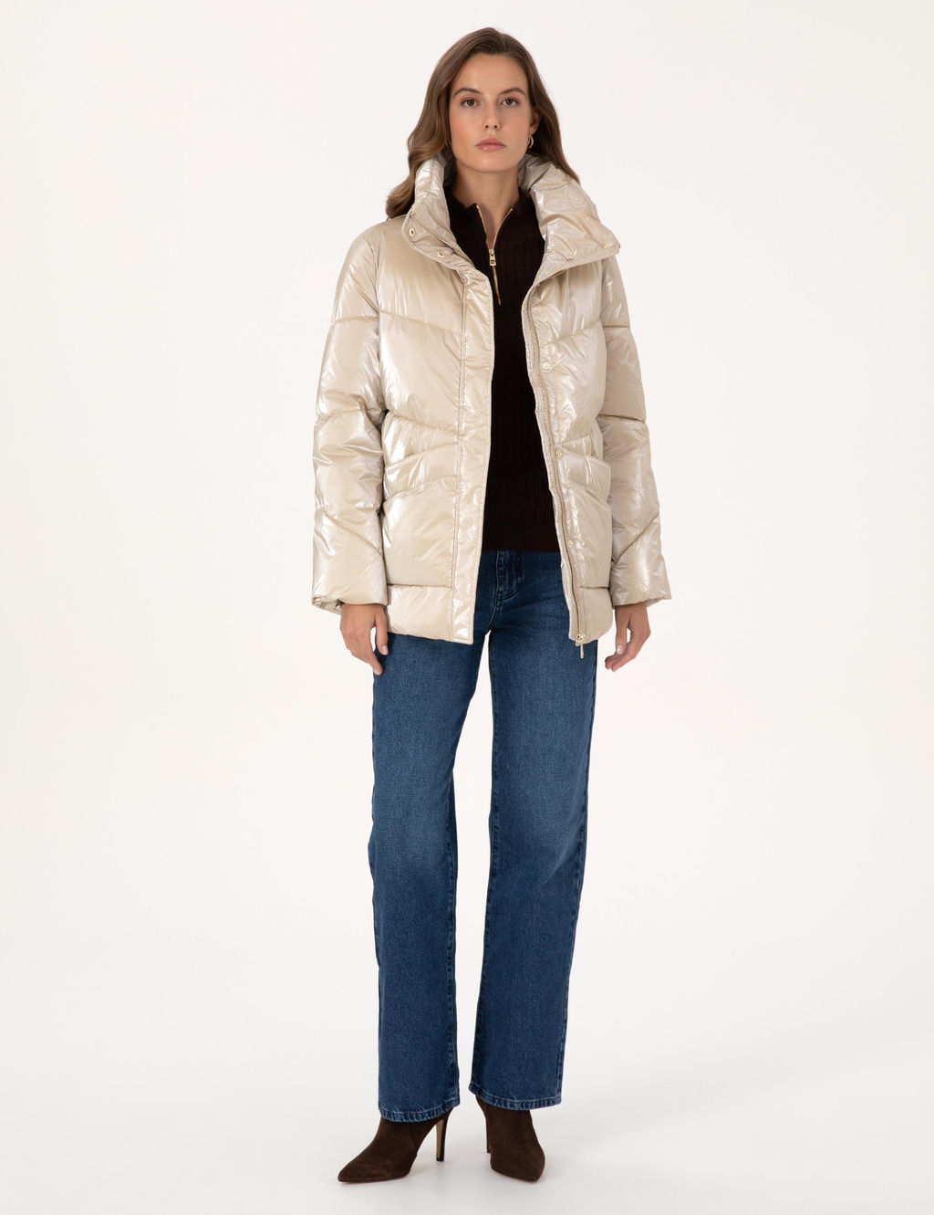 Bej Comfort Fit Mont - Pierre cardin фото 5