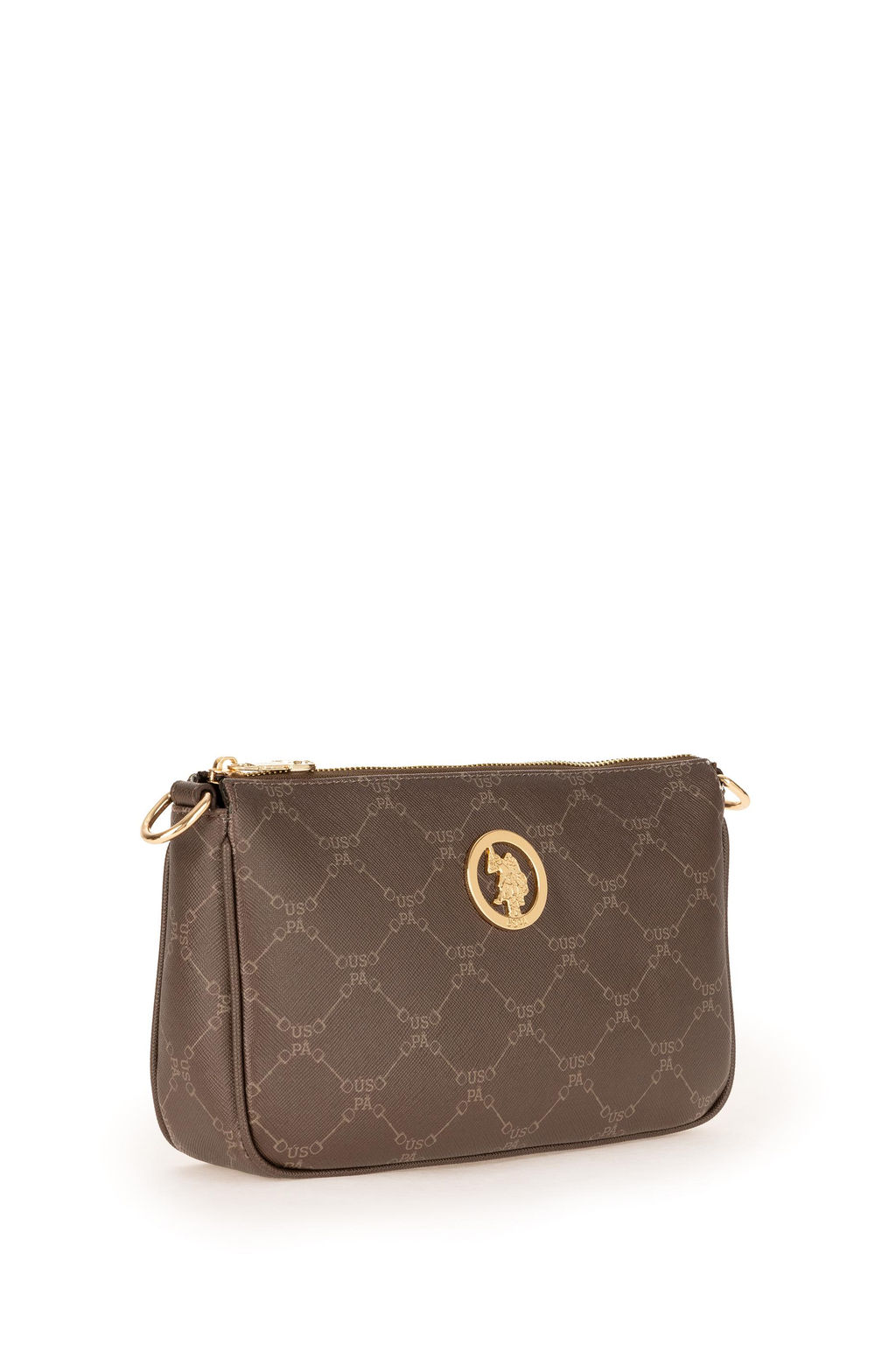 Женская коричневая сумка через плечо Неожиданная скидка в корзине - U.s. polo assn фото 4