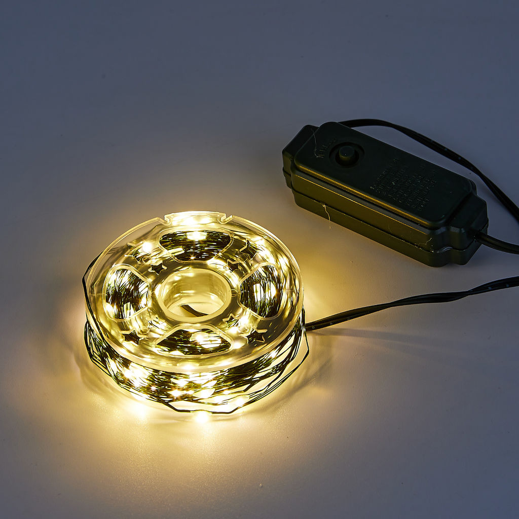 ULD-S2000-200/DGA WARM WHITE IP20 DEW Гирлянда светодиодная Роса, 20м. 200 светодиодов. Теплый белый свет. Провод зеленый. ТМ Uniel - Volpe фото 5