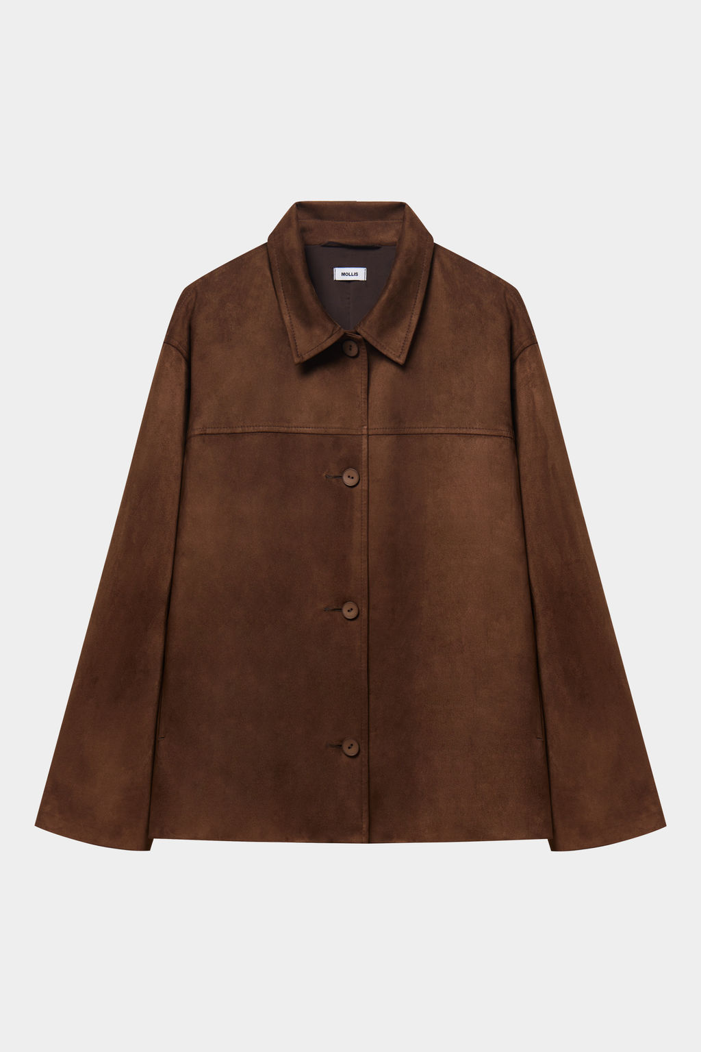 Жакет однобортный из искусственной замши - Mollis фото 6