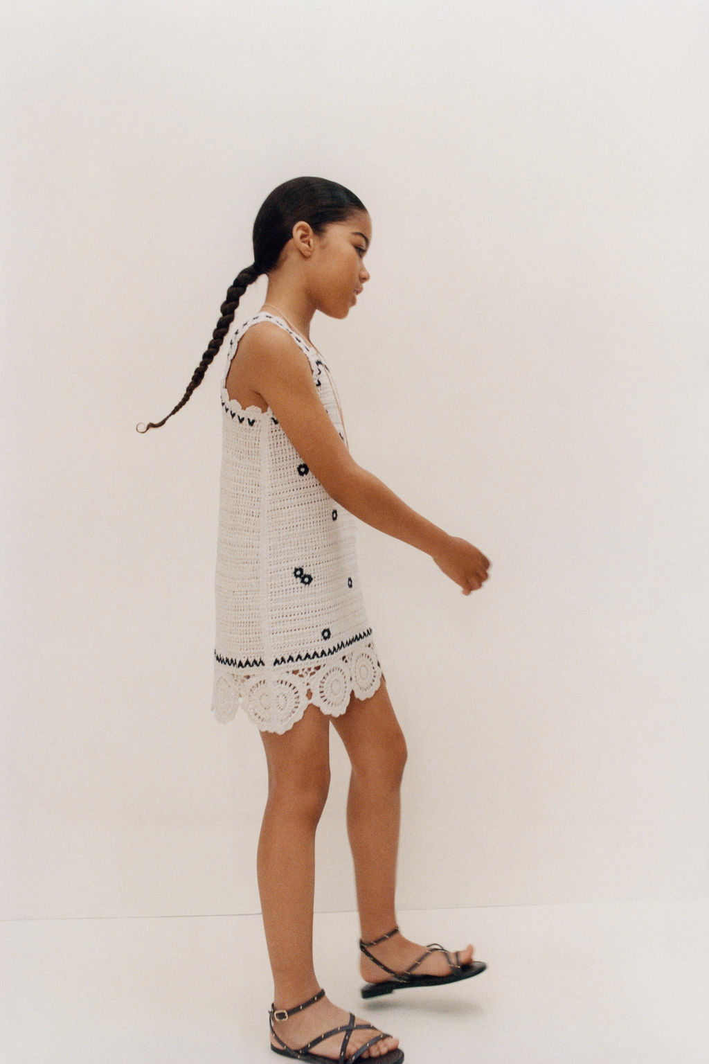 FLORAL KNIT DRESS - Zara фото 5